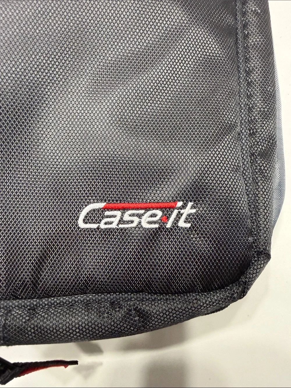 Case It Black and Gray Laptop Briefcase with Front Organizer